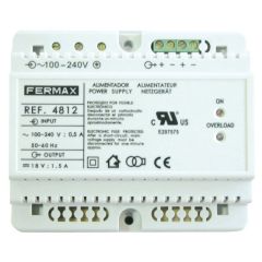 Power supply DIN6 100-240Vac/18Vdc 1.5A Fermax 4812