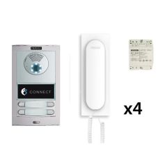 Duox Connect Kit for 4 Homes with Electronic Telephone