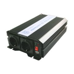 Current Inverter 12VDC - 230VAC 1000W 2 Schukos + USB