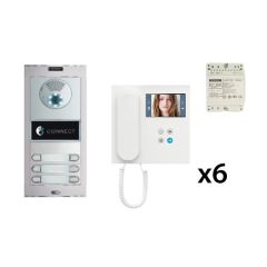 Kit duox para 6 viviendas con monitor
