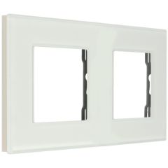 Frame for 2 White Devices by A-SMARTHOME