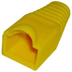 Capuchón protector de cable de datos RJ45 de color amarillo