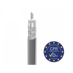 Cu/Al coaxial cable with gray PVC sheath in 250m coil 212811 cable