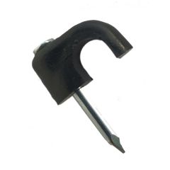 Open Coaxial Staple 6mm Black (100u) GRAPA-6N