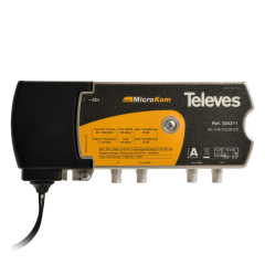 Line Multiband Amplifier MicroKom 25dB DOCSIS Televes 534211