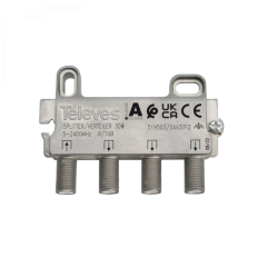 Splitter 3 Outputs Connector F 8/7dB of Televes