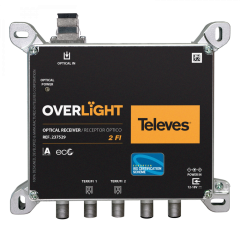 Overlight Optical Receiver SC/APC 2 Outputs TDT+FI1/TDT+FI2 Televes