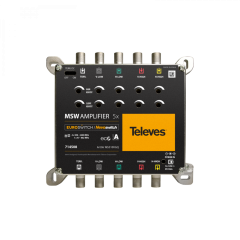 Euroswitch/Nevoswitch 5x5 ''F'' MATV/FI 10/11dB amplifier