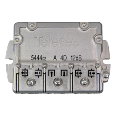 Derivador con Brida de 4 salidas (12 dB) 544402 Televes