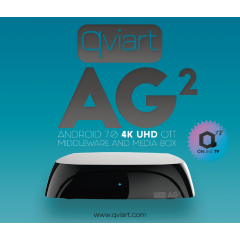Receptor IPTV Qviart AG2 Negro 4K Bluetooth
