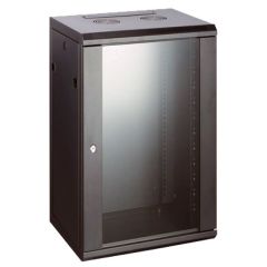 Disassembled Rack Cabinet 18U 60x60 with Thermostat 2 Vent/1 Band 