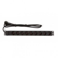 Power Strip 19'' 9 Outlets and 2M Cable