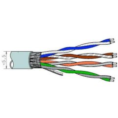 Cable FTP categoría 5 LFSH Televes 219502