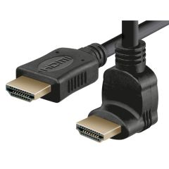 Cable HDMI 2m v1.4 4K con un Extremo Acodado a la Izquierda de Nimo