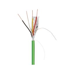 KNX Bus Cable 4 Wires Shielded Cu 4x0.8mm Green Sheath 5.5mm Coil 100m