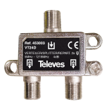 Televes  Repartidor 5 salidas, Splitter de señal de antena TV, Television,  con conectores de antena tipo F Referencia 5153 - AliExpress