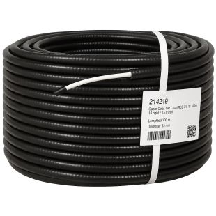 Cable Coaxial Interior Blanco Cu/Cca LSFH DCA Corrugado 20mm Bobina 100m de Televes
