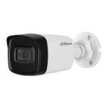 Cámara Bullet Híbrida 5MPx Fija 2.8mm IR 80m Micrófono Starlight de Dahua