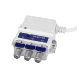 Land Line Amplifier 1 Input 2 Outputs 18dB QuiCoax F by EK