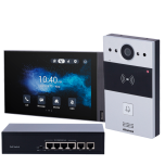Kit de Videoportero en Superficie IP con Placa y Monitor Linux de Akuvox
