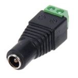 CCTV DC power connector female screw