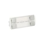 Module with 2 buttons on the right in 1 column Tegui 006102
