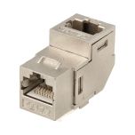 Adaptador Keystone RJ45 CAT6A FTP Hembra-Hembra Acodado de Nimo