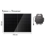 Kit Solar para Balcon con Placa Rígida 400W de Engel
