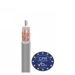  Cable Coaxial Interior Gris Cu/Cu CPR DCA T200 Bobina 250m 213002 de Televes
