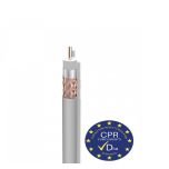 Cable Coaxial Exterior Gris Cu/Cu DCA LSFH Bobina 250m 214911 de Televes