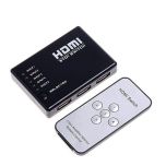 Switch HDMI 5 entradas 1 salida + Mando 
