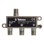 5-1218Mhz Splitter F 3D 6dB Docsis 3.1 Televes 453203