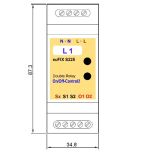 Adaptador DIN euFIX para On/off Control2 S-225 de Nice