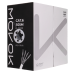 Movok UTP CAT6 Outdoor White CCA LSHZ Cable in 305m Reel