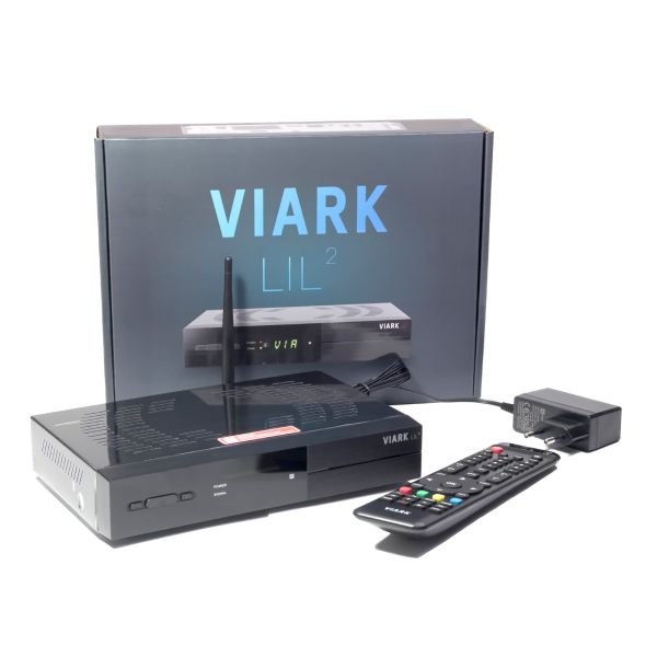 Viark 4K Receptor Satelite 4K UHD H265 Antena WiFi USB