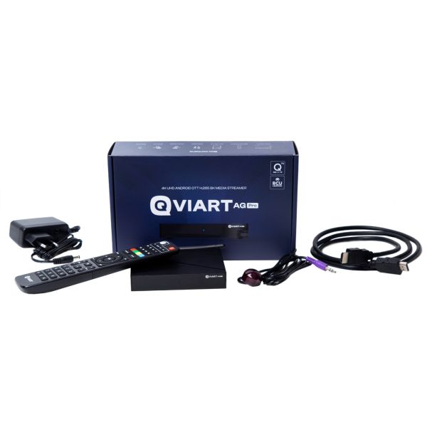 QVIART AG2 Receptor IPTV ANDROID 7.0 4K WHITE