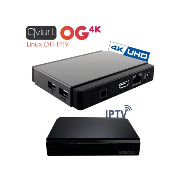 Receptor Qviart OG2 IPTV 4K TDTprofesional