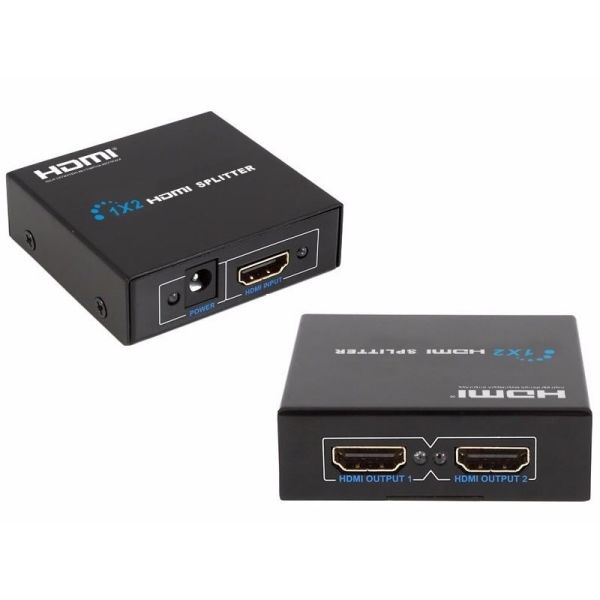 Divisor HDMI 1 entrada 2 salidas con resolución 4K y 3D TDTprofesional