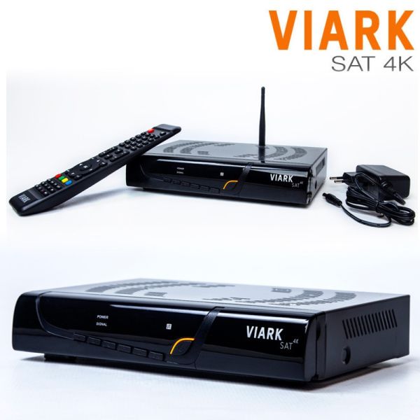 VIARK SAT 4K Multistream DVB-S2X WiFi IPTV Satellite Receiver