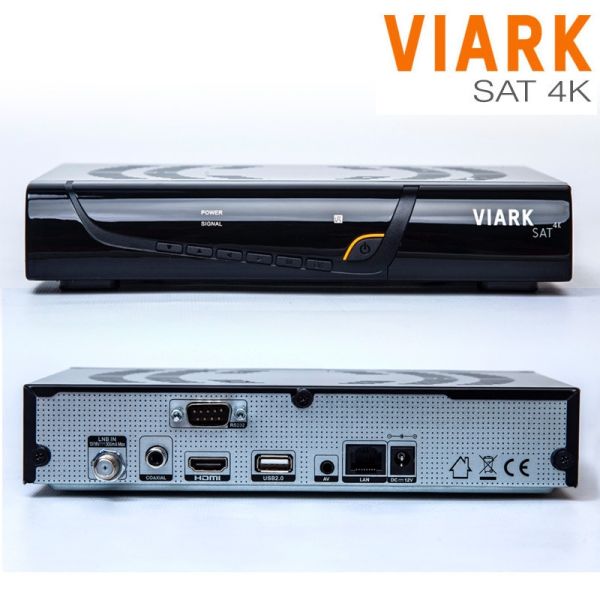 Receptor Satélite VIARK SAT 4K Multistream DVB-S2X WiFi IPTV TDTprofesional