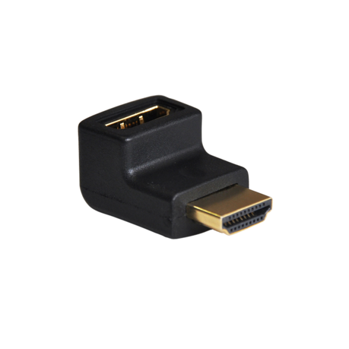 Adaptador HDMI Macho-Hembra Acodado