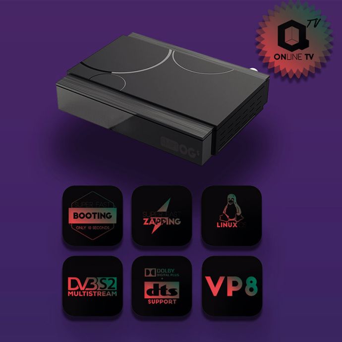 Satellite Receiver IPTV OTT Qviart OG S Full HD Linux CA