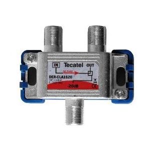 Tap DTT-SAT 1 Output F 20dB Tecatel DER-CLA1S20