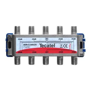 8 outputs DTT-SAT F Tap 15dB Tecatel DER-CLA8S15