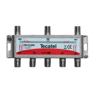 UAP Splitter 6 Outputs F 14.5dB Tecatel PAU-CLA6S