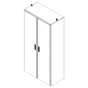 Armario RITI 2000x1000x500mm Dos Puertas de Roiri