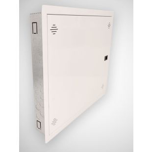 Registro Terminación Red Empotrar Puerta Metálica Serie+ 600x500x80 de Roiri