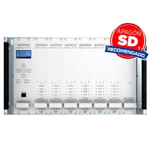Quadruple Video/Audio Converter to DTT in Standard Definition (SD) from Promax