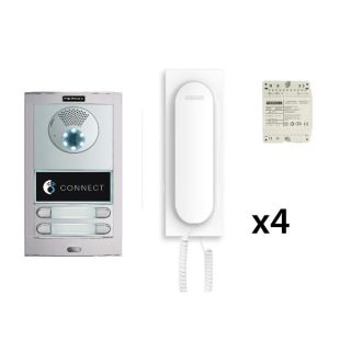 Duox Connect Kit for 4 Homes with Electronic Telephone