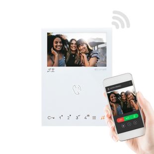 Comelit Mini WiFi Handsfree Monitor with Magnetic Loop for VIP System